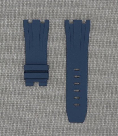 Tempomat Madrid - Audemars Piguet Royal Oak Offshore 44mm Model Ailesi Uyumlu Kauçuk Kayış - Açık Lacivert