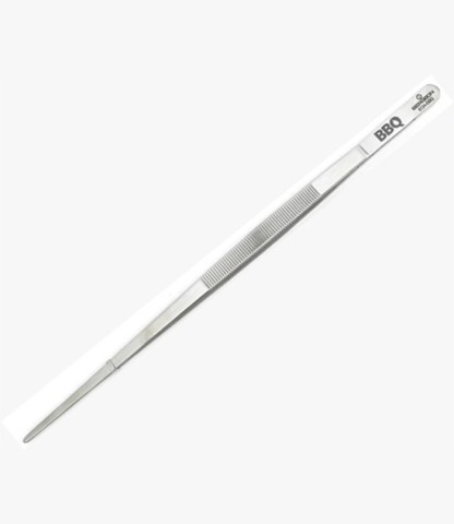 6124-bbq 30 cm Çelik Maşa / Tırtıklı Ağız