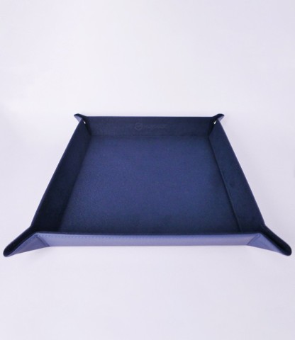 Deri Saat Tepsisi - Mavi