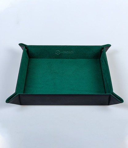 Deri Saat Tepsisi - Yeşil