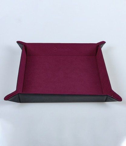 Deri Saat Tepsisi - Bordo