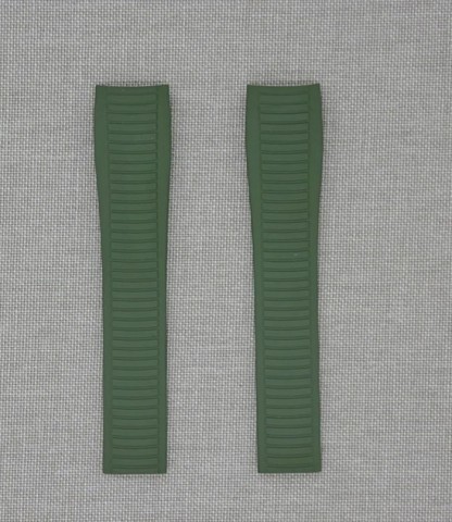 Tempomat Madrid - Patek Philippe Aquanaut Model Ailesi Uyumlu Kauçuk Kayış - Yeşil