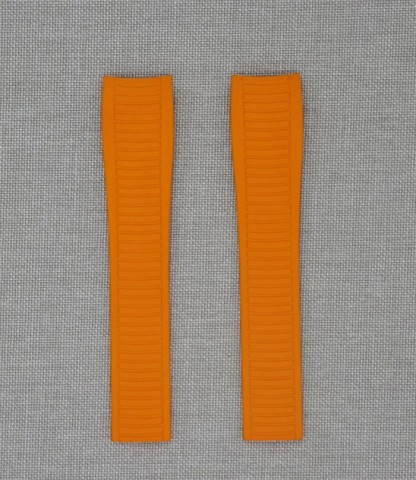 Tempomat Madrid - Patek Philippe Aquanaut Model Ailesi Uyumlu Kauçuk Kayış - Turuncu